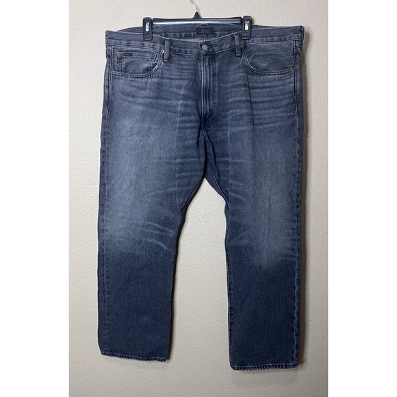 Polo Ralph Lauren Other - Polo Ralph Lauren Mens Jeans 40x30 Black Gray Hampton Straight Leg 100% cotton